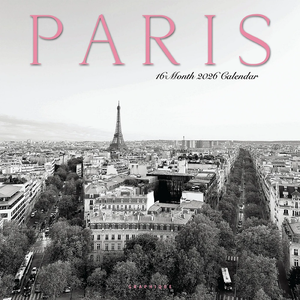 Paris 2026 Wall Calendar - Online Exclusive
