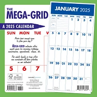 Mega Grid Wall 2025 Calendar