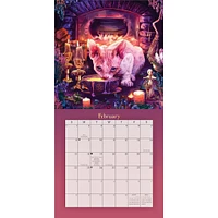 Magical Mystical Cats 2026 Wall Calendar
