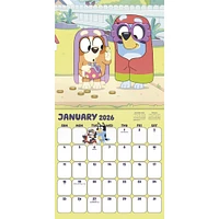 Bluey Exclusive with Decal 2026 Deluxe Wall Calendar