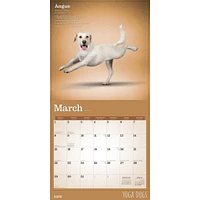 Yoga Dogs 2026 Wall Calendar