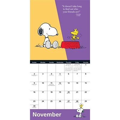 Peanuts Wall 2025 Calendar