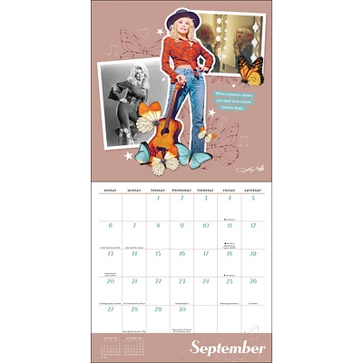 Dolly Parton 2026 Wall Calendar