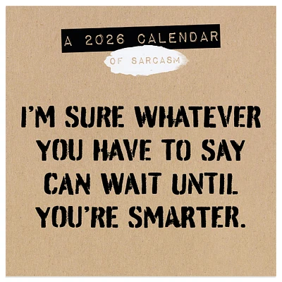 Anti Affirmations And Sarcasm 2026 Mini Calendar - Online Exclusive