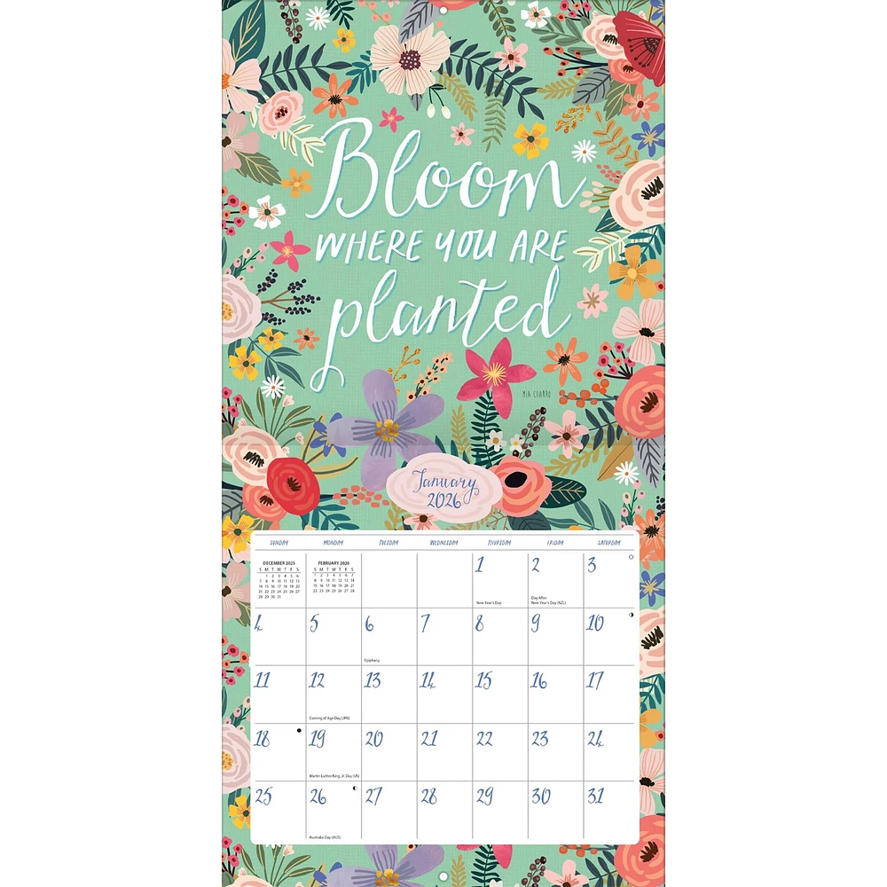 Shine Within 2026 Wall Calendar - Online Exclusive