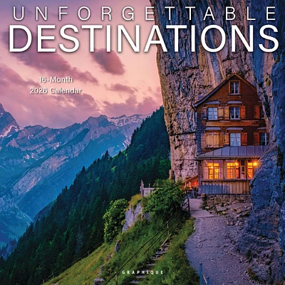 Unforgettable Destinations 2026 Wall Calendar - Online Exclusive