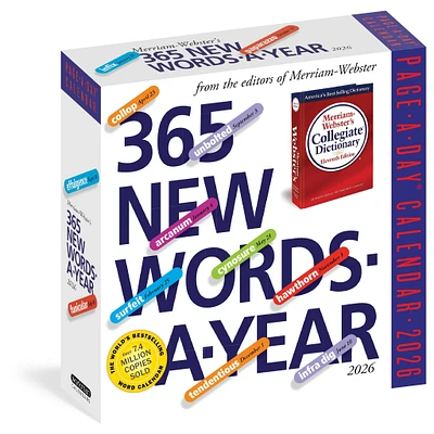 New Words 365 2026 Box Calendar