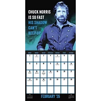 Chuck Norris 2026 Wall Calendar
