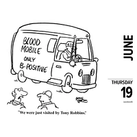 Punny Cartoon A Day By Jonny Hawkins Box 2025 Calendar - Online Exclusive