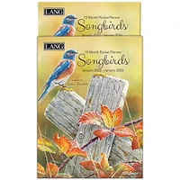 Songbirds Monthly Pocket Planner 2025 Calendar