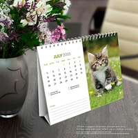 Kittens 2026 Double View Easel Calendar