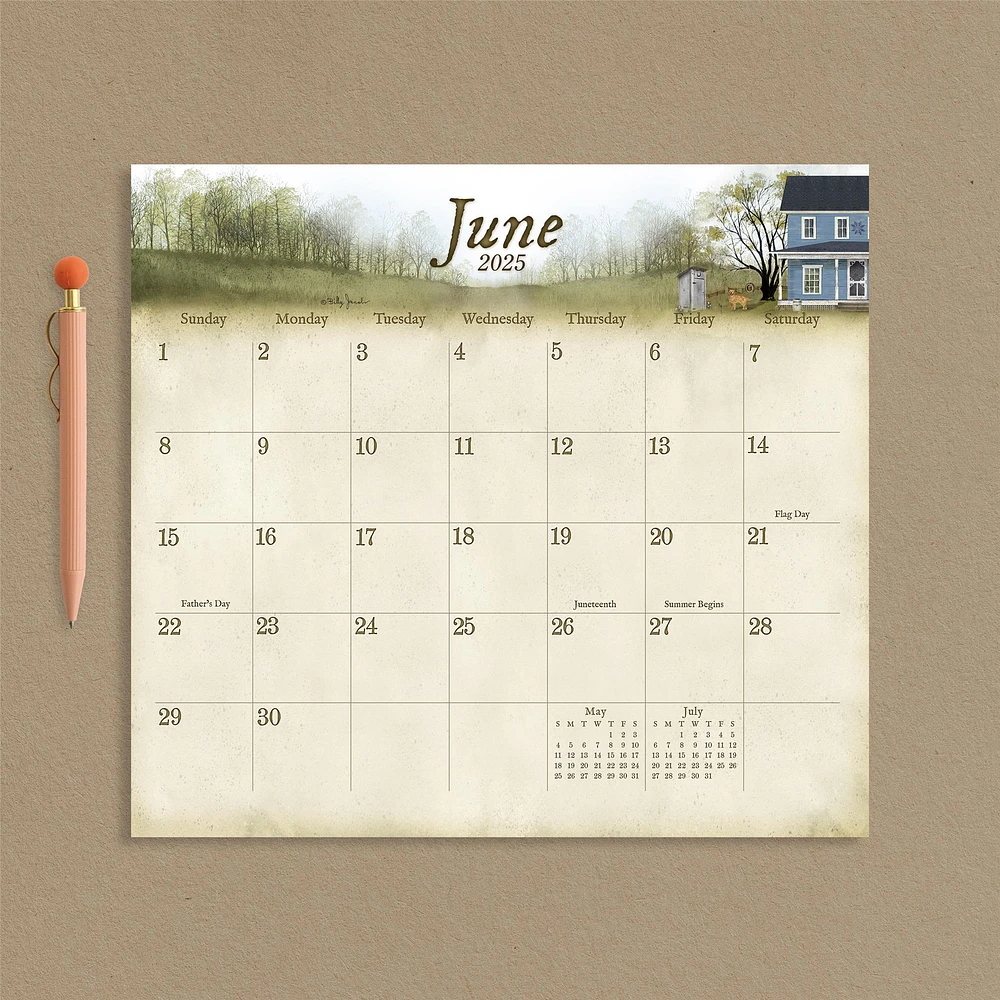 Road Home Magnetic Mini 2025 Calendar - Online Exclusive