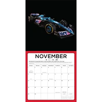 The Art of Formula 1 Race Car 2026 Wall Calendar