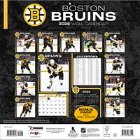 NHL Boston Bruins 2026 Wall Calendar