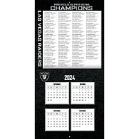 NFL Las Vegas Raiders Wall 2025 Calendar