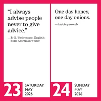 Keep Calm And Carry On 2026 Box Calendar