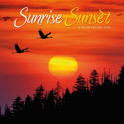 Sunrise Sunset 2026 Wall Calendar