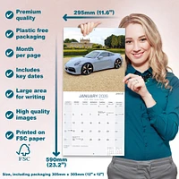 Porsche 2026 Wall Calendar