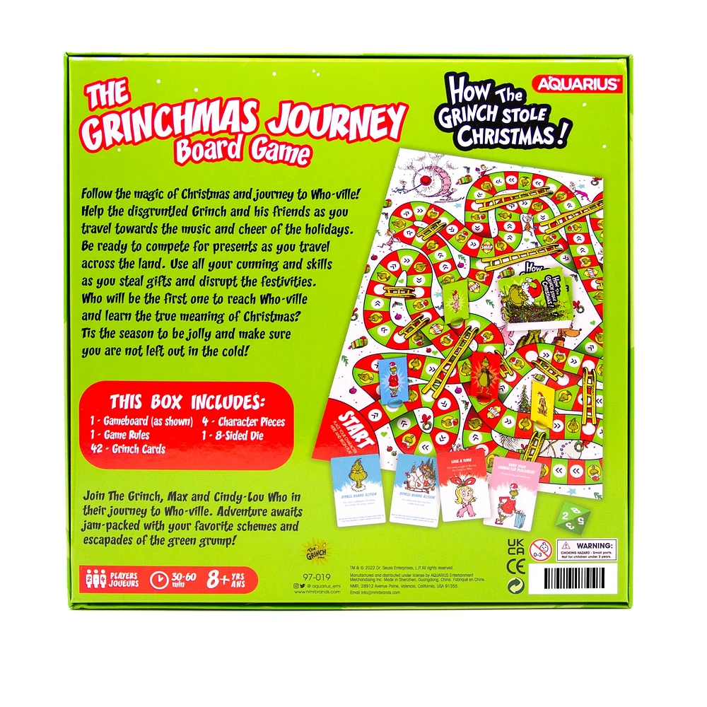 The Grinchmas Journey Board Game