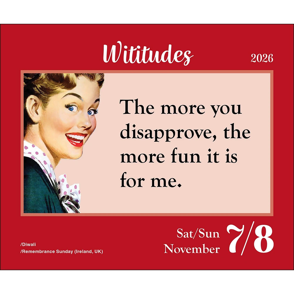 Wititudes 2026 Box Calendar
