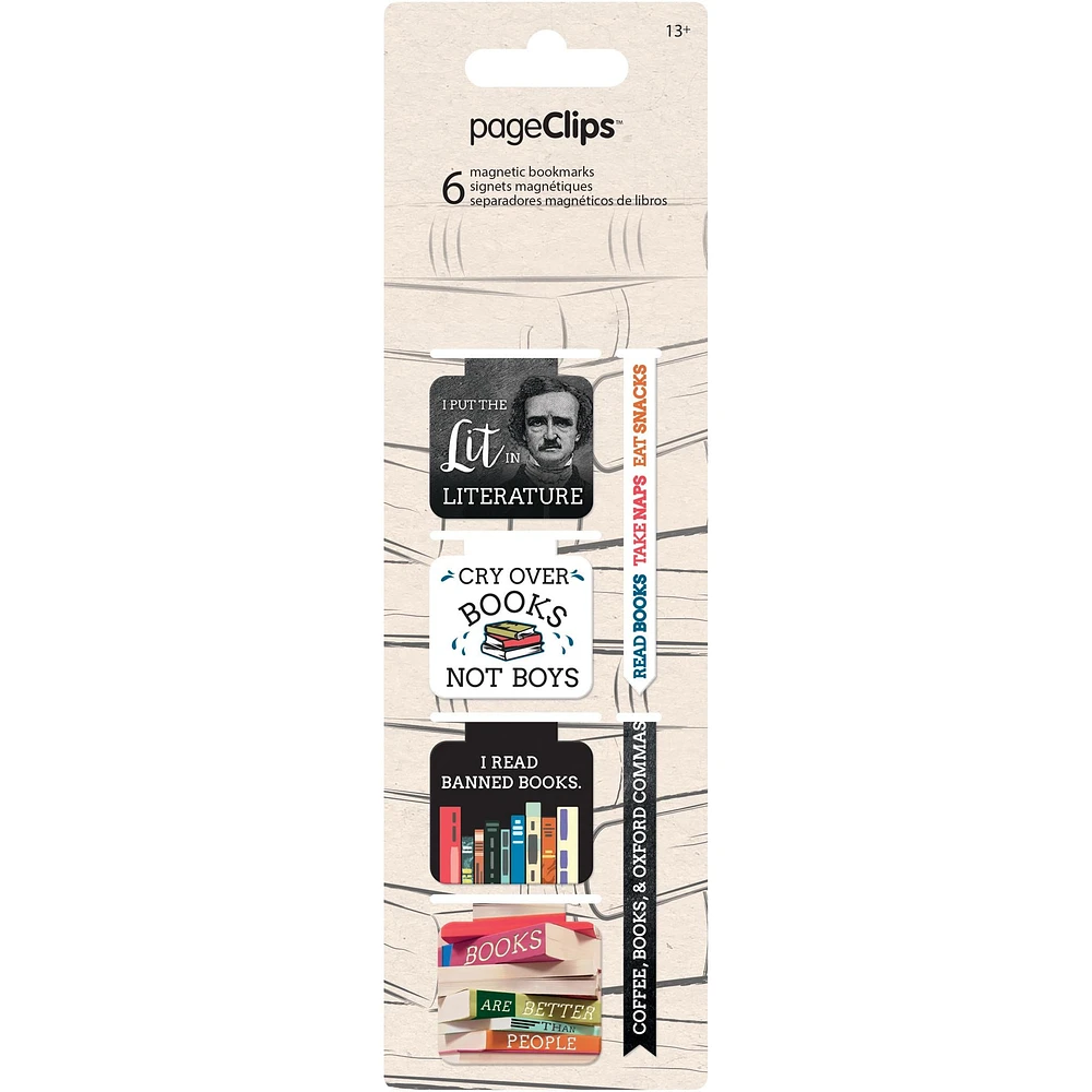 Book Nerd Magnetic Page Clips