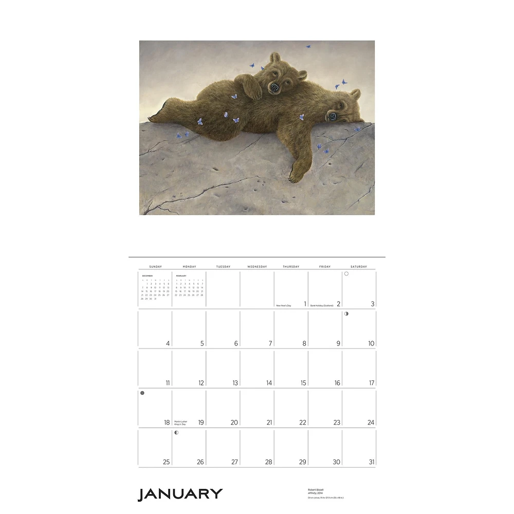 Spirit The Paintings Of Robert Bissell 2026 Wall Calendar