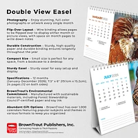 Chickens 2026 Double View Easel Calendar - Online Exclusive