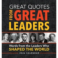Great Quotes From Great Leaders 2026 Box Calendar - Online Exclusive