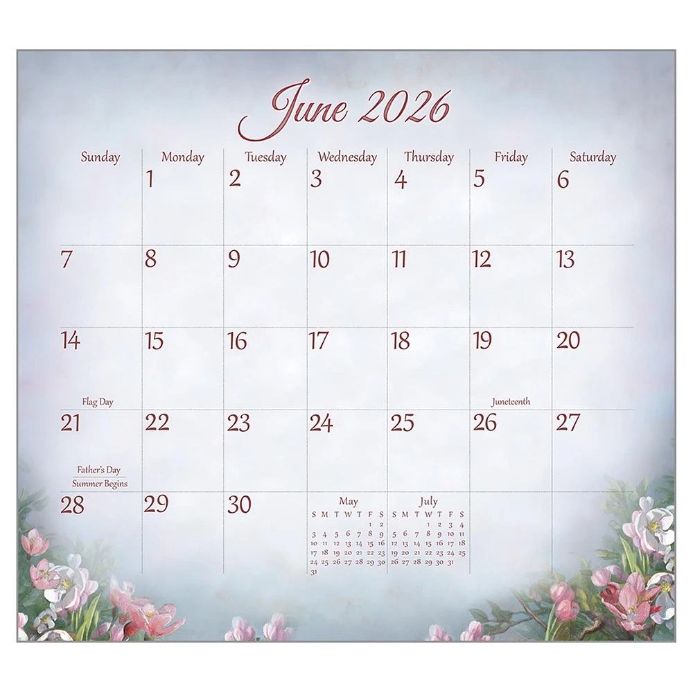 Songbirds Of Faith 2026 Deluxe Wall Calendar - Online Exclusive