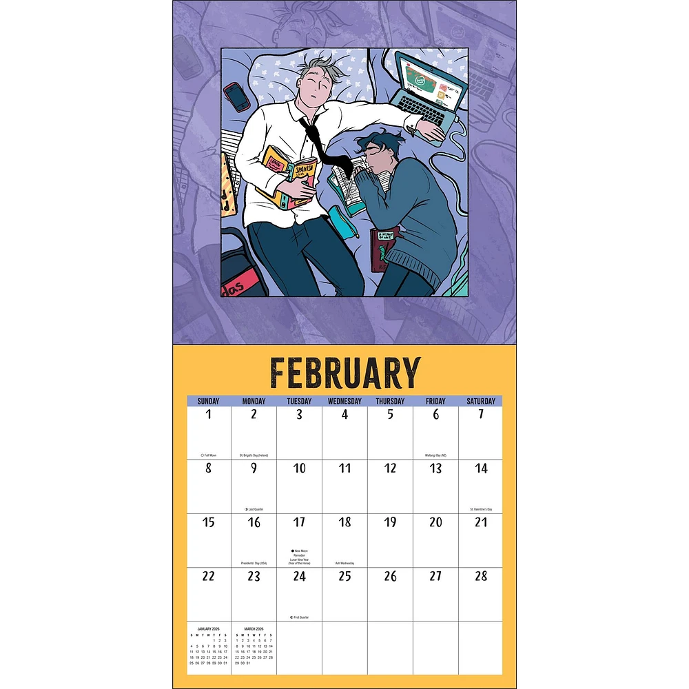 Heartstopper with Poster 2026 Deluxe Wall Calendar