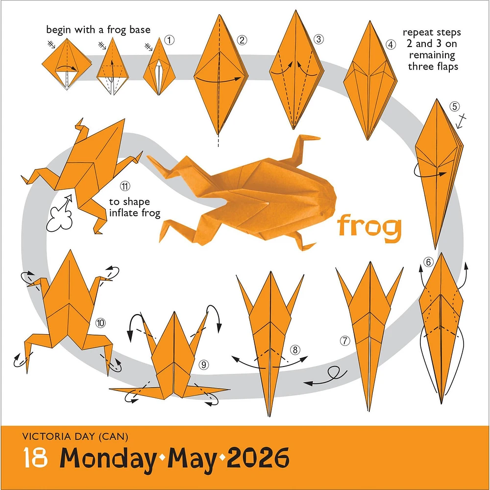 Origami 2026 Box Calendar