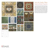 Arts And Crafts Tiles 2026 Wall Calendar - Online Exclusive