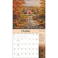 Thomas Kinkade 2026 Deluxe Special Collector's Edition Wall Calendar with Print