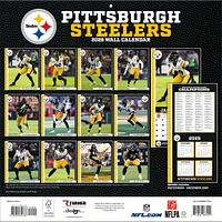NFL Pittsburgh Steelers 2026 Wall Calendar