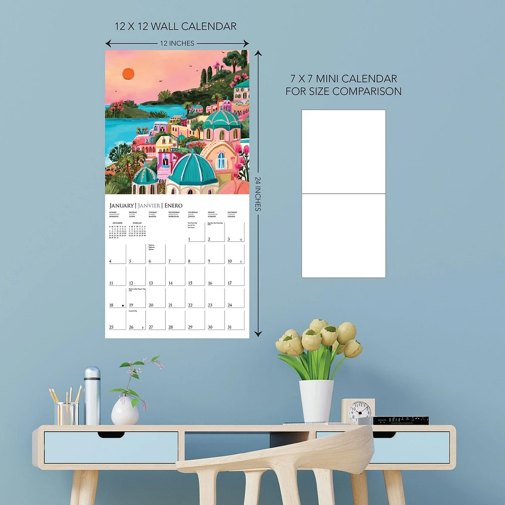 Around The World 2026 Wall Calendar - Online Exclusive