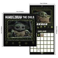 Star Wars Mandalorian Grogu Bilingual 2026 Mini Calendar