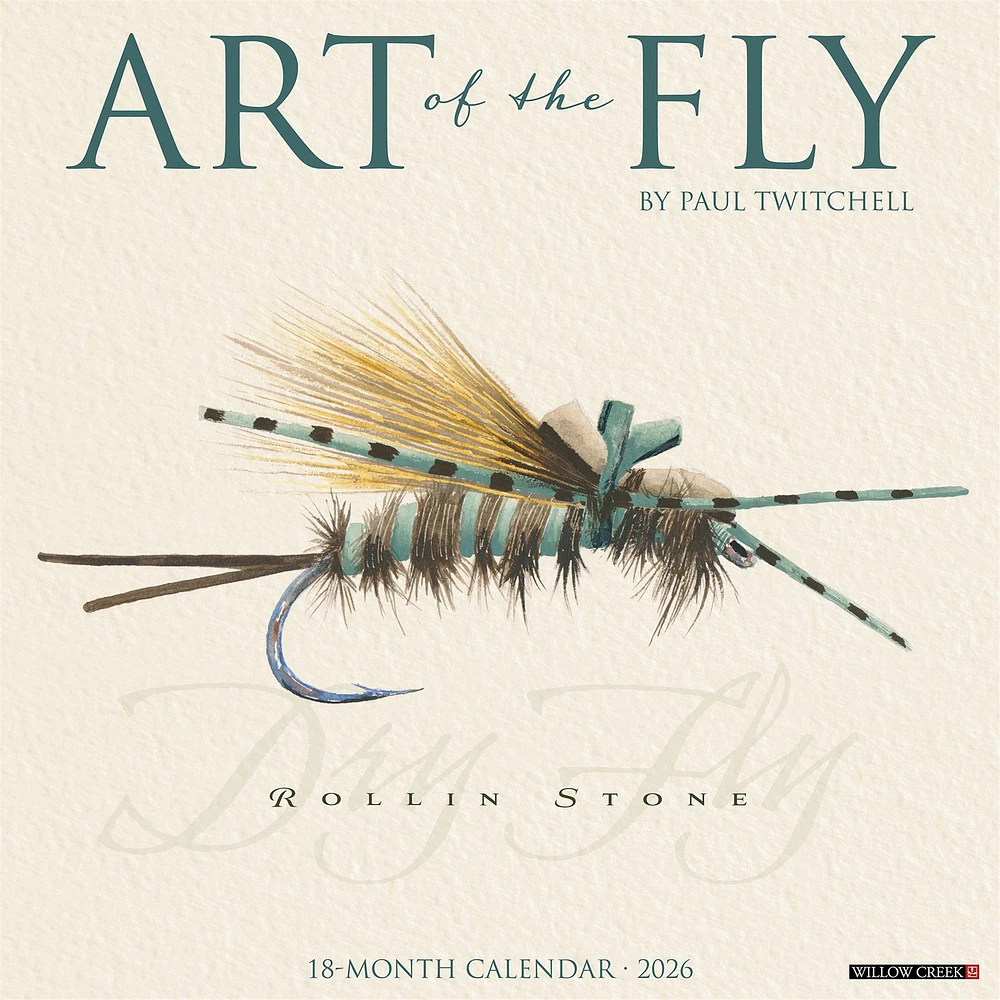 Art Of The Fly 2026 Wall Calendar