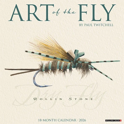 Art Of The Fly 2026 Wall Calendar