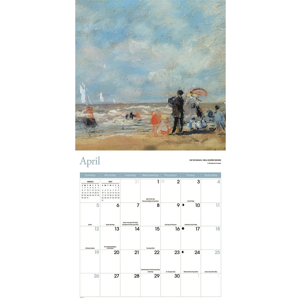 Impressionist 2026 Wall Calendar