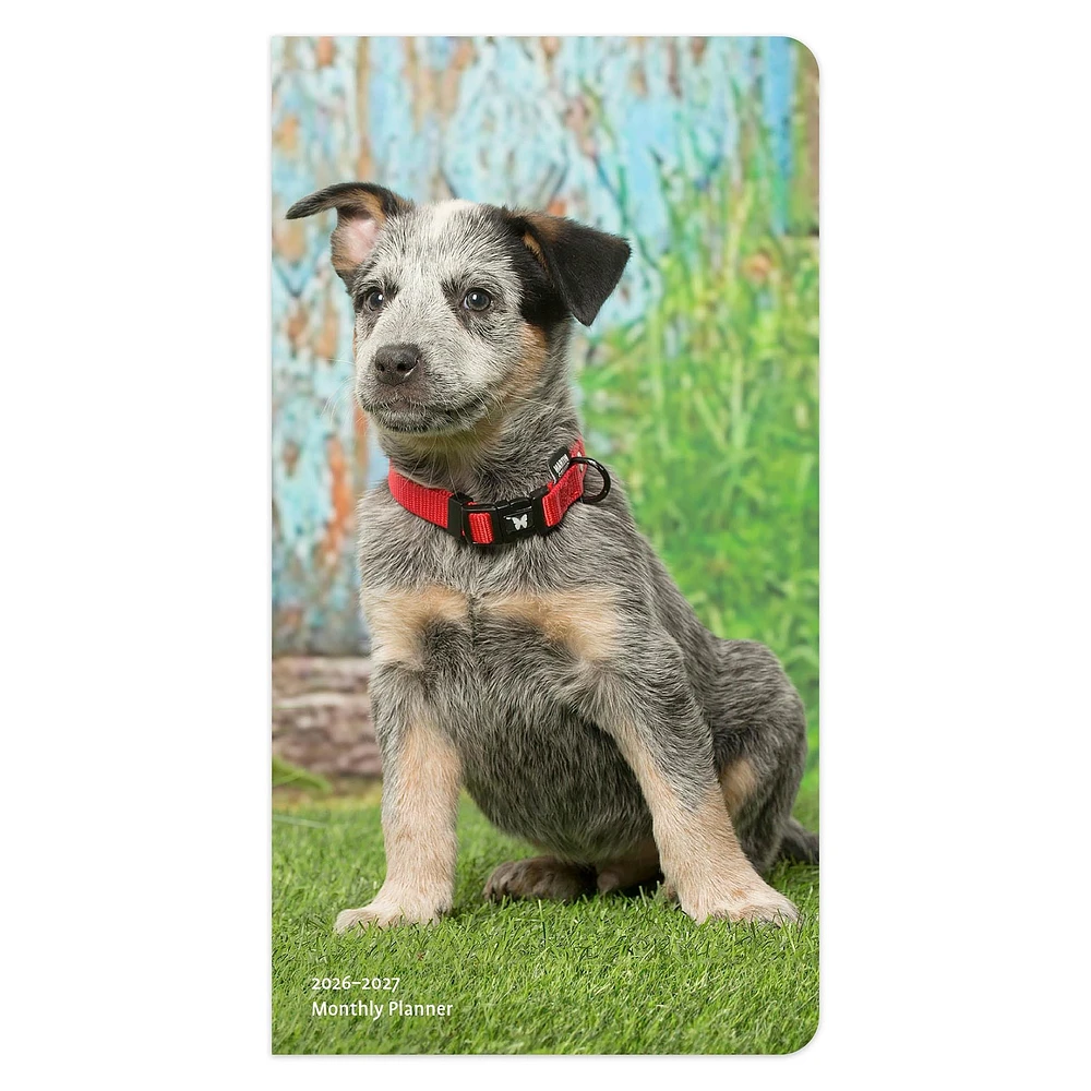 Puppies I Love 2026 2 Yr Pocket Planner Calendar