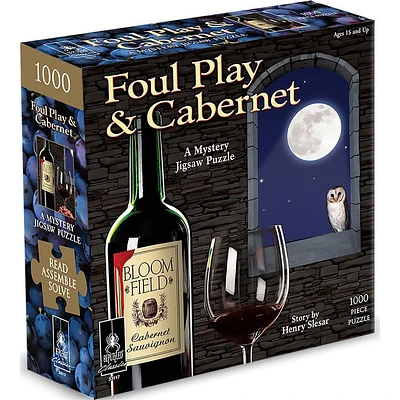 Foul Play and Cabernet Murder Mystery 1000 Piece Puzzle