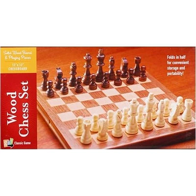 Small Wood Chess Game