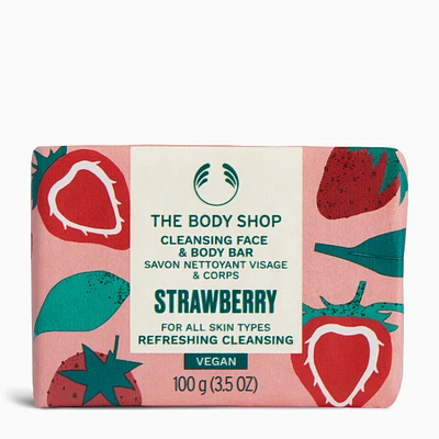 Strawberry Cleansing Face & Body Bar