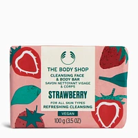 Strawberry Cleansing Face & Body Bar