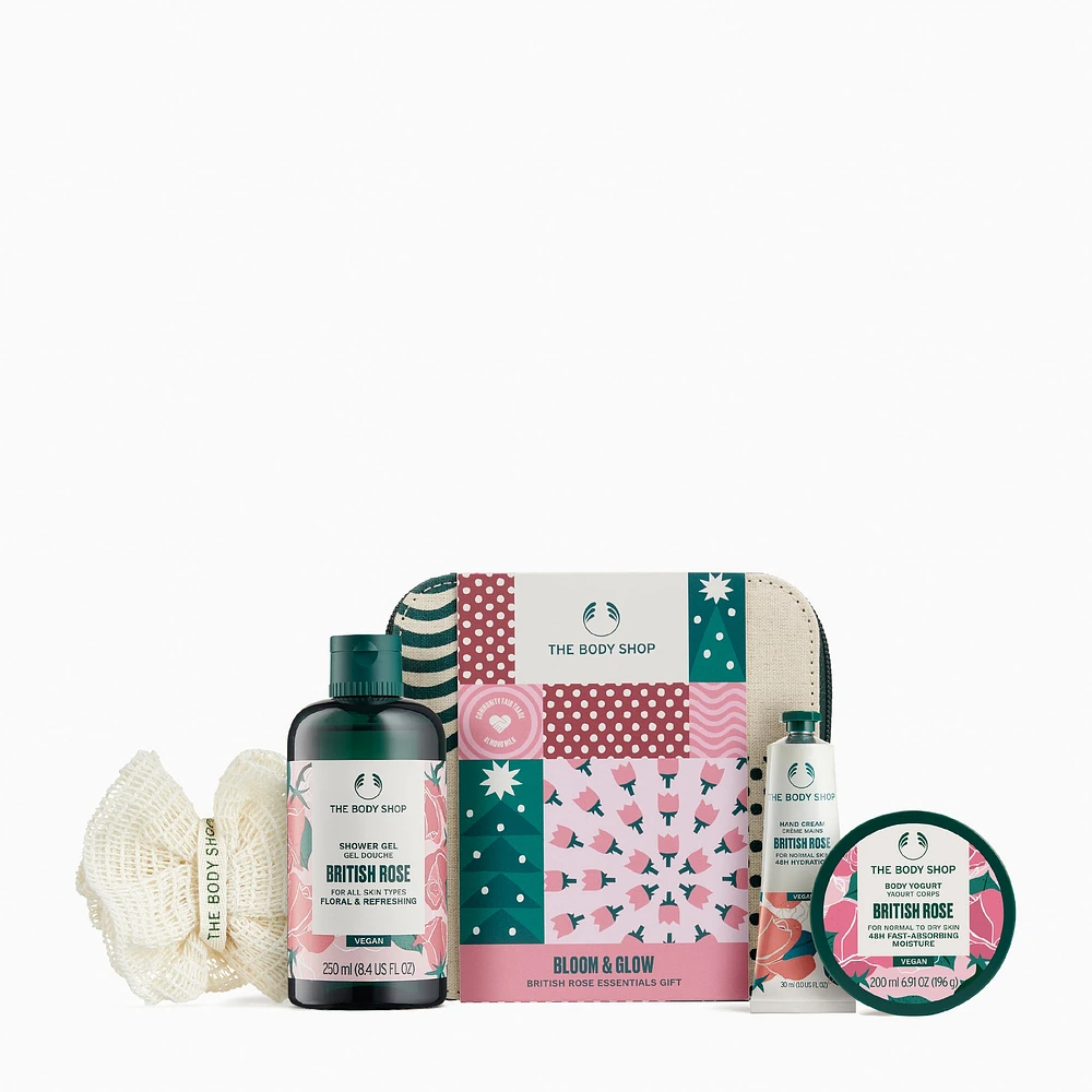 Bloom & Glow British Rose Essentials Gift