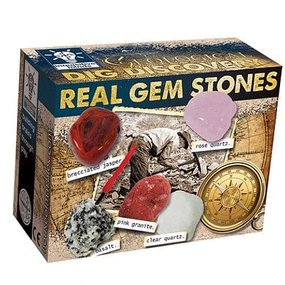 Dig Discover Real Gem Stones Kit
