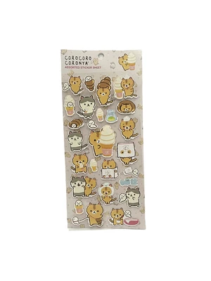 Corocoro Coronya Pink Ice Cream Assorted Sticker Sheet