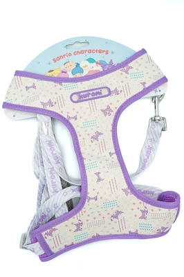 Sanrio Pet Leash Vest Kuromi