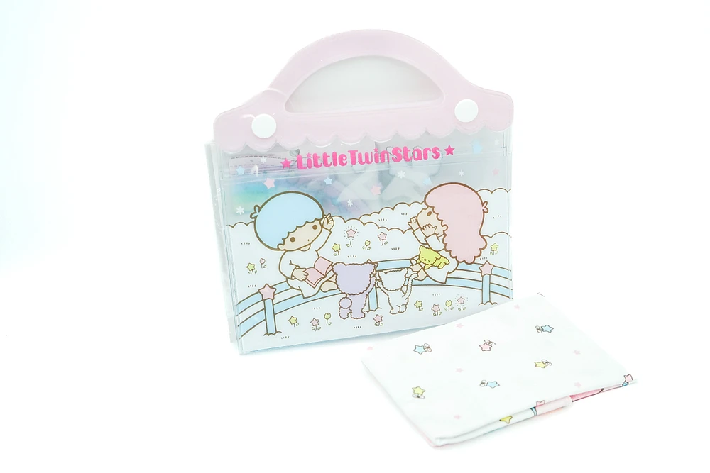 Sanrio Case n Handkerchief Twin Stars