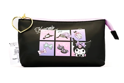 Sanrio Double Pockets Pen Case Kuromi
